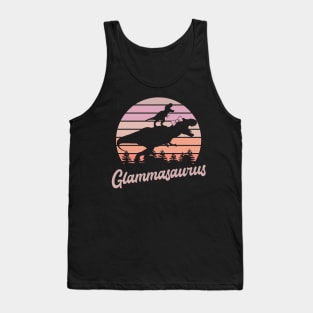 Glammasaurus T-Rex Dinosaur Tank Top